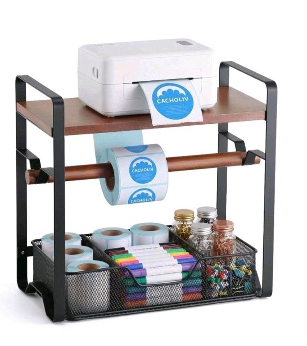 thermal label holder